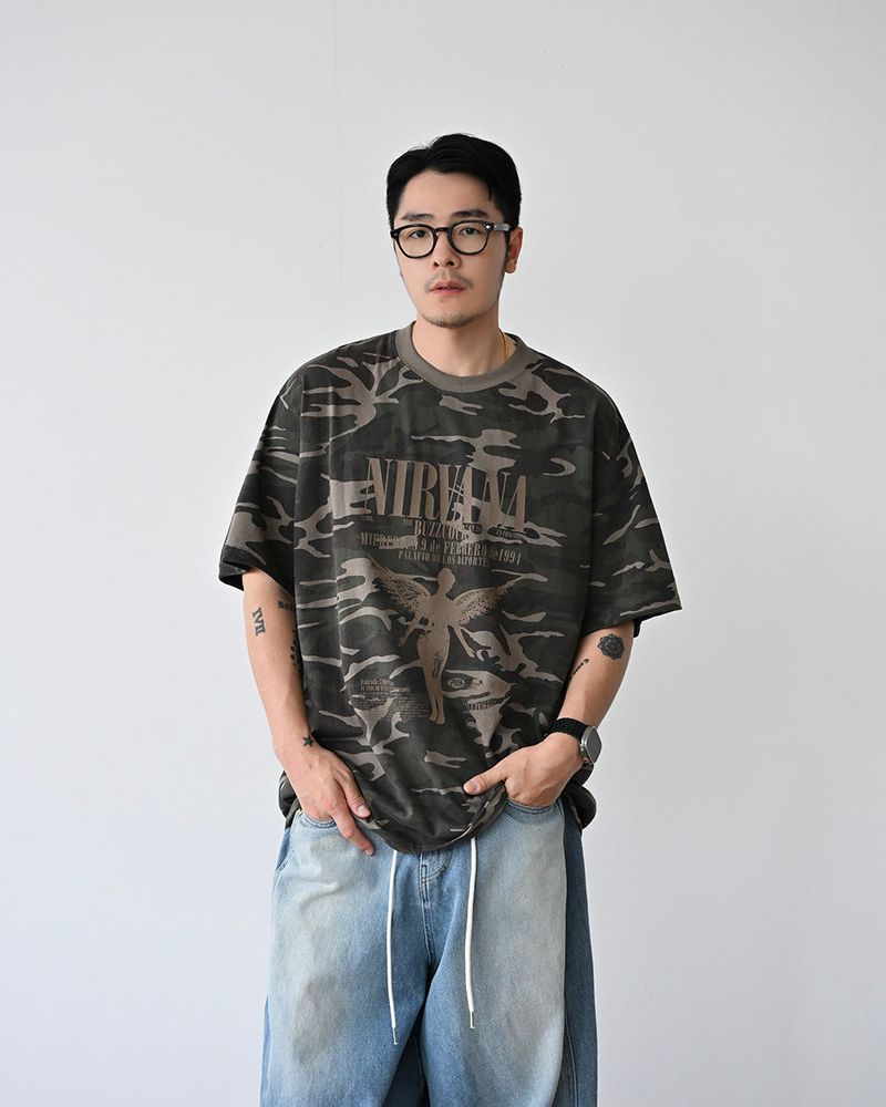 BOXSENSEI（ボックスセンセイ）の「バウ エージー カモ ショートスリーブ Tシャツ（トップス）」