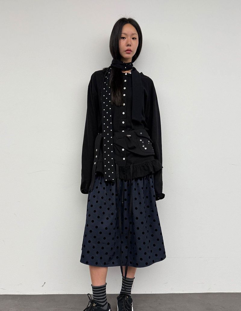 BALL SKIRT IN NAVY