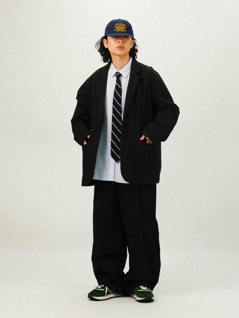OD Deep One-tuck Wide Banding Pants