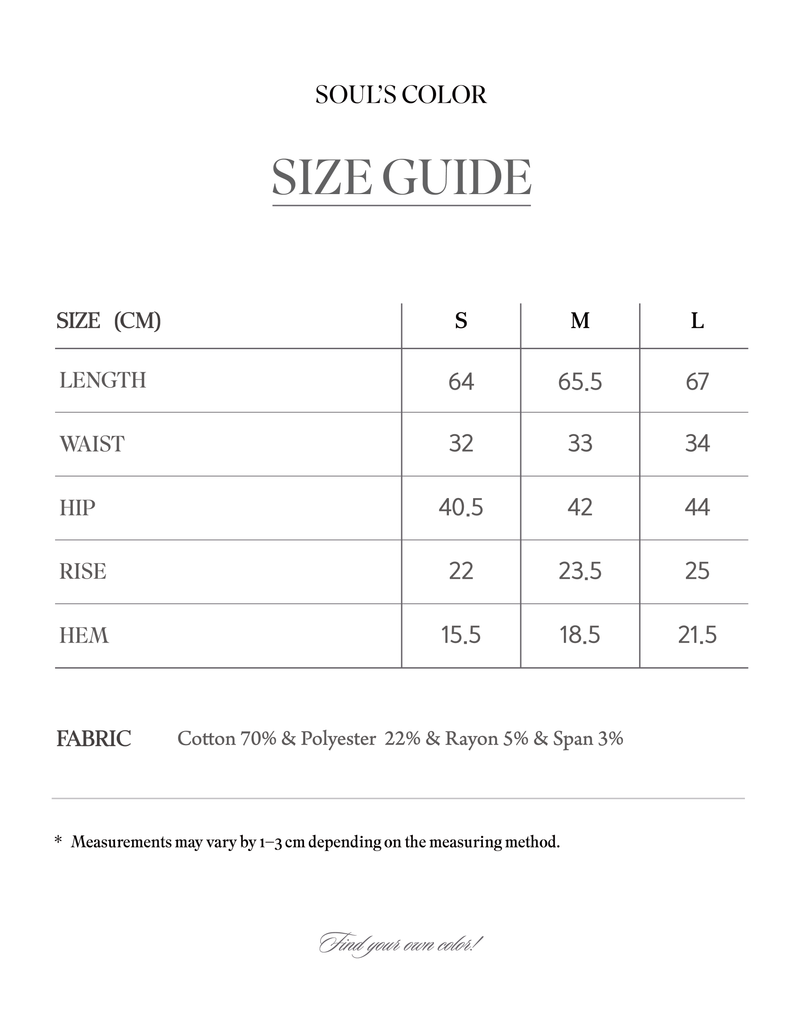Slim capri denim pants (3size-S/M/L)