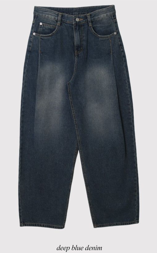 AR Tuck Wide Denim Pants (3color)