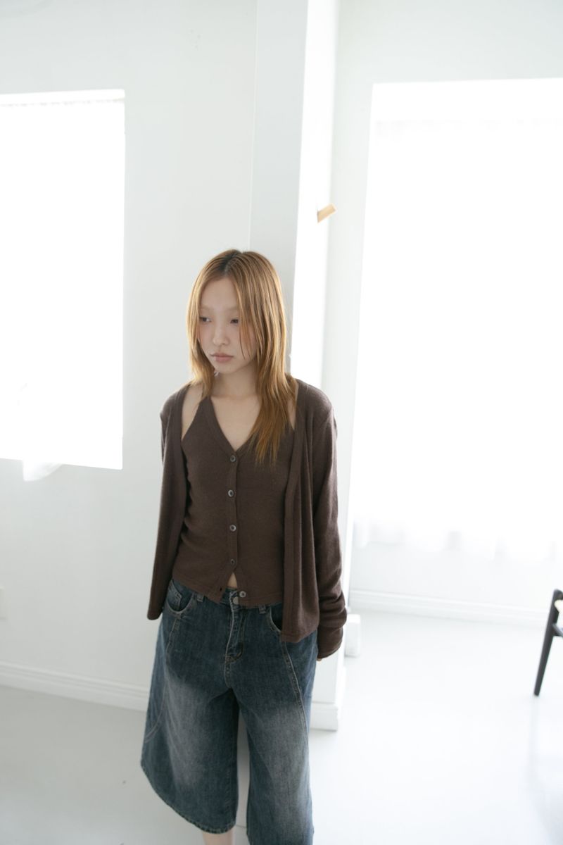 omoosoohy（オムスヒ）の「wool golgi vest cardigan set(3colors)（Tops）」