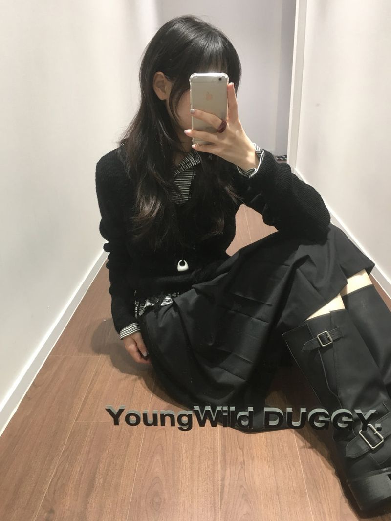 YWD PLEATS SKIRT + BELT (2color)