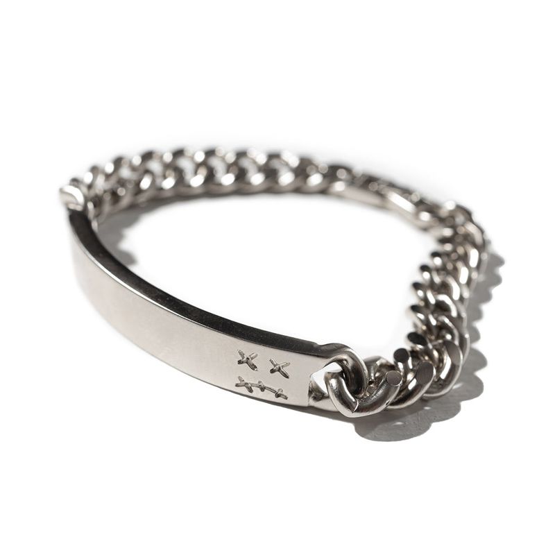 DIEBOY PLAT BAR CHAIN BRACELET