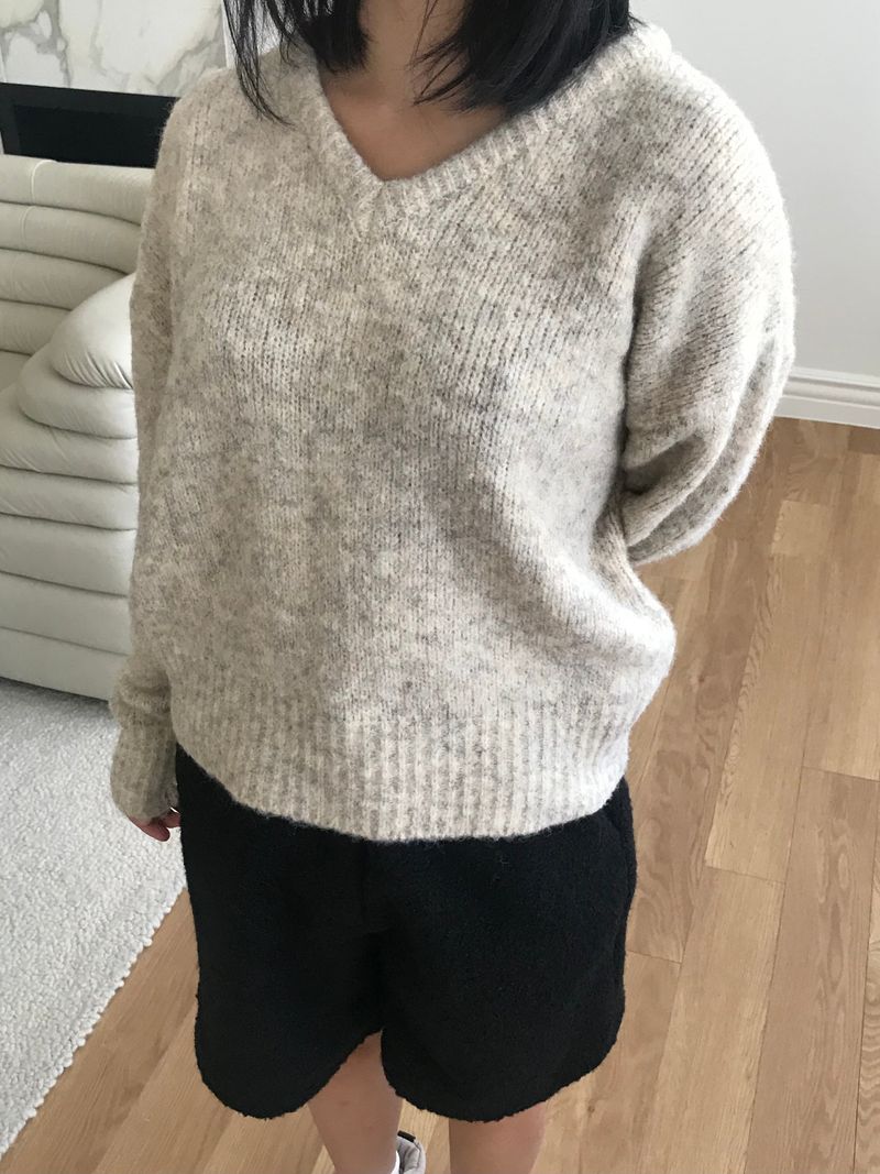 Capullo boucle half pants