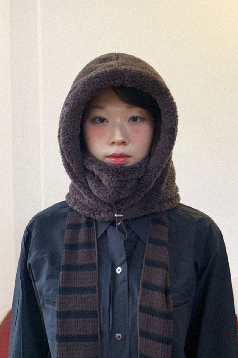 Boa Fleece Balaclava (Brown)