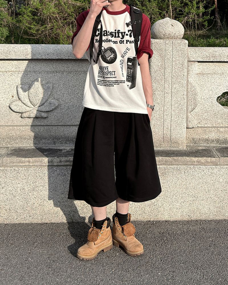 Ragiv Graphic Raglan Knit Short Sleeve