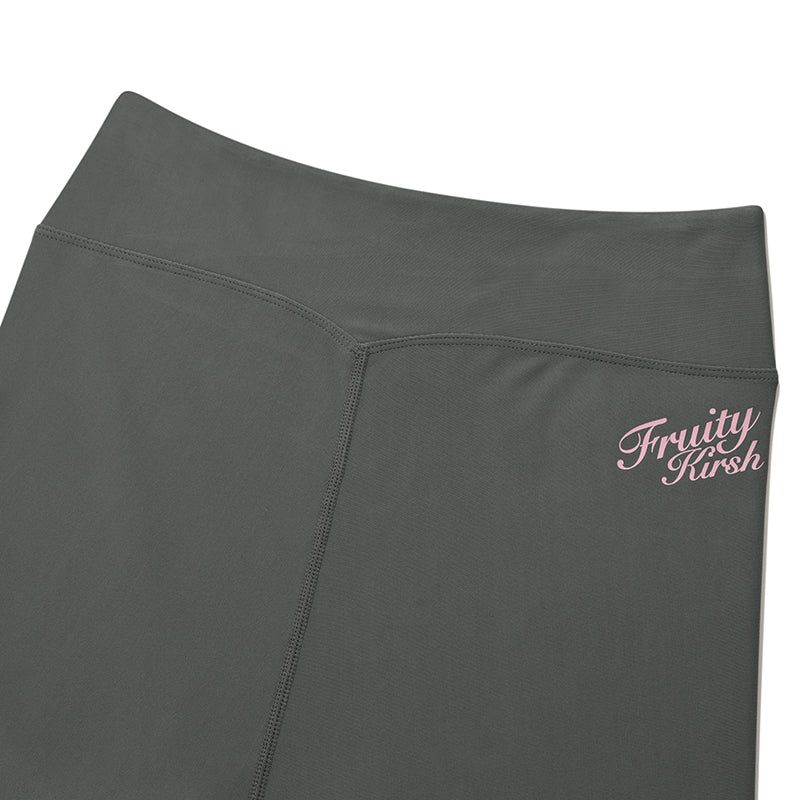SMALL CHERRY WATER LEGGINGS [CHARCOAL]