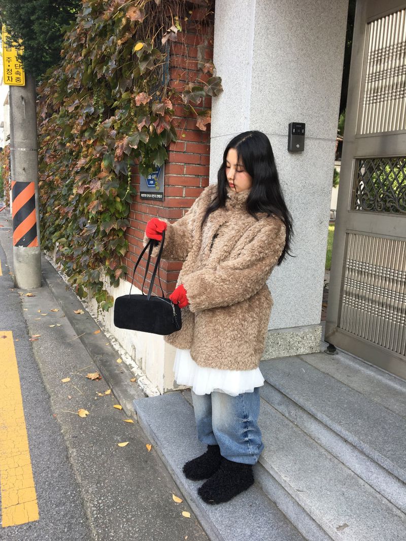 Side pinch sand denim (1color)