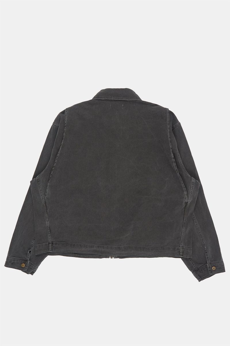 Scaddan pigment zip-up work jacket