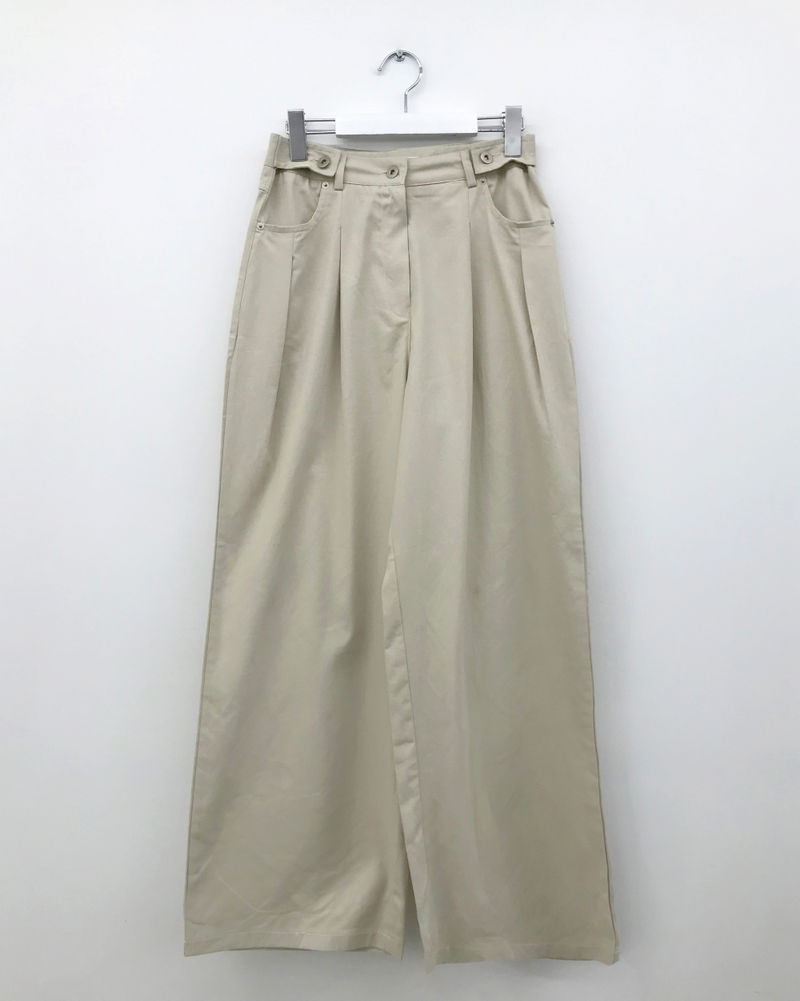 テッド ピンタック タブ パンツ (3color)