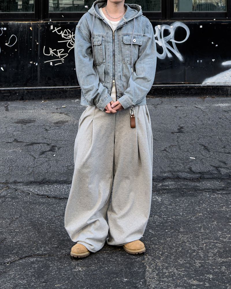 Carven Hooded Trucker Denim Jacket