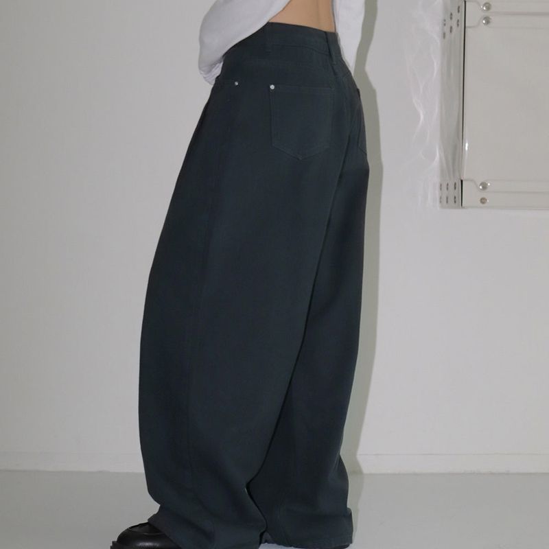 [MADE] Deeping two-pintuck maxi wide pants