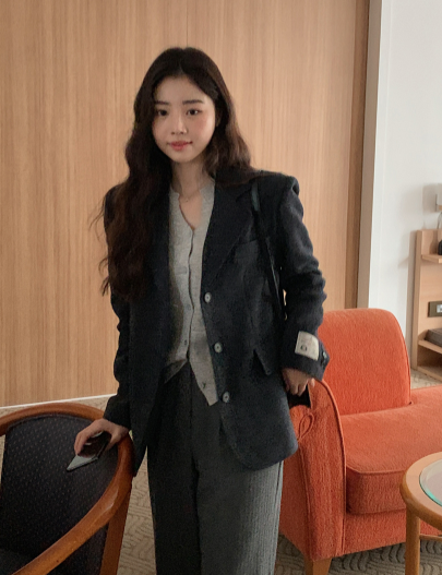 [SHOPPERMADE] Wool Premium Jacket (2color)