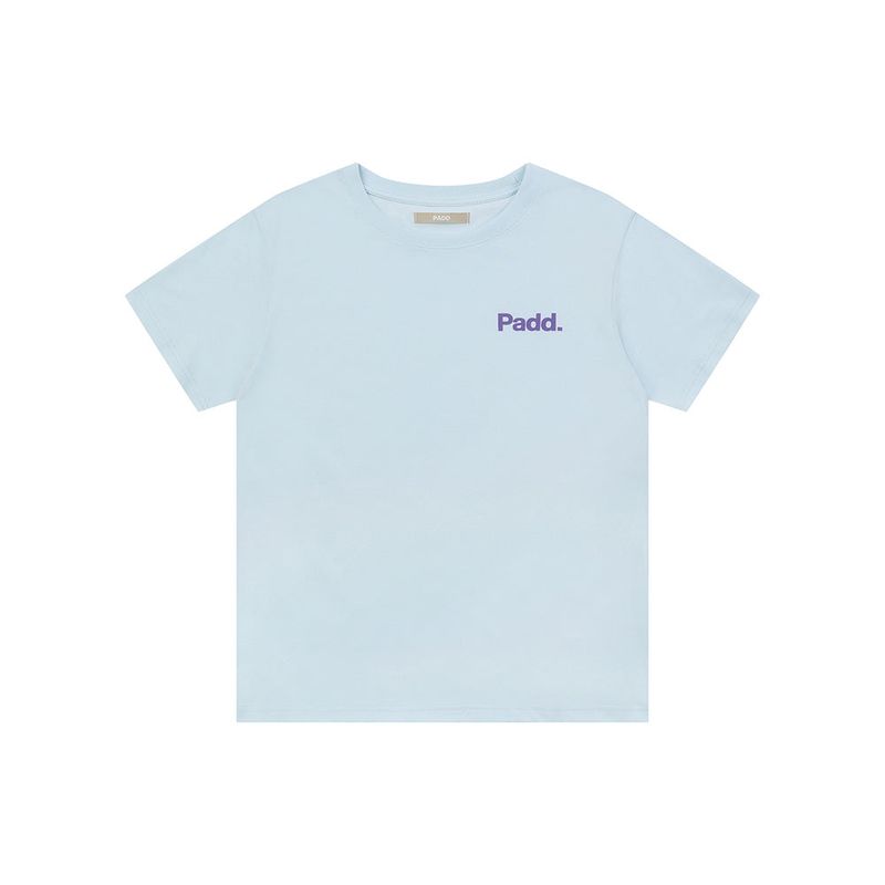 PADD（パード）の「Padd Logo Box T-Shirt (Sky)（Tops）」