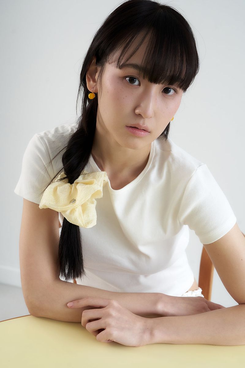 [silver925] amber ball hook earring
