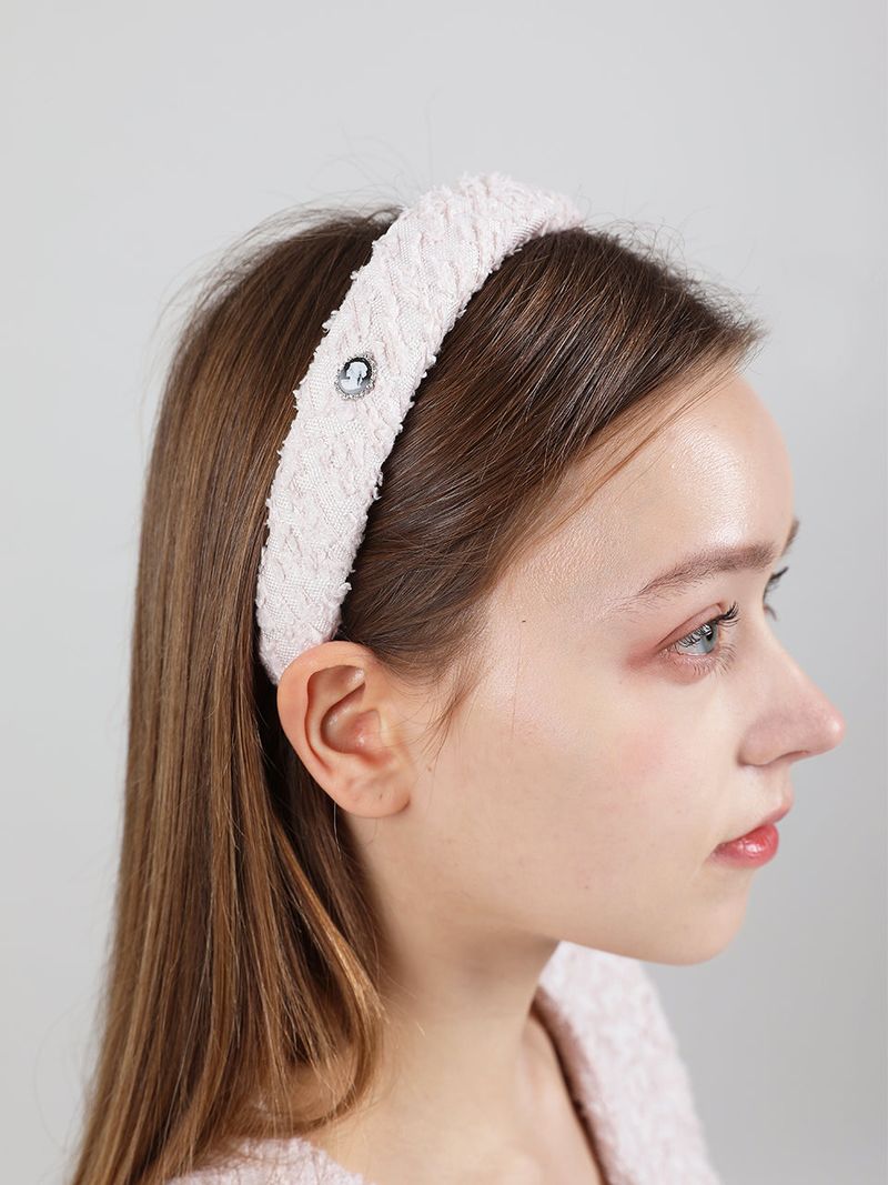Antic Tweed HairBand Pink