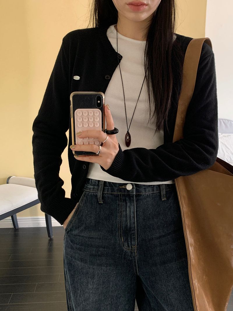 [MADE] MIETTE CASHMERE ROUND CARDIGAN