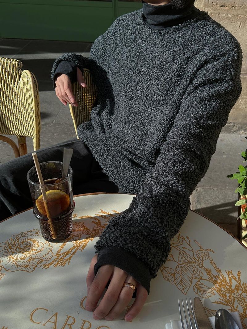 ASCLO(エジュクロ)の「ASCLO Plain Arm Warmer Turtle Neck T (7color)(Tops)」