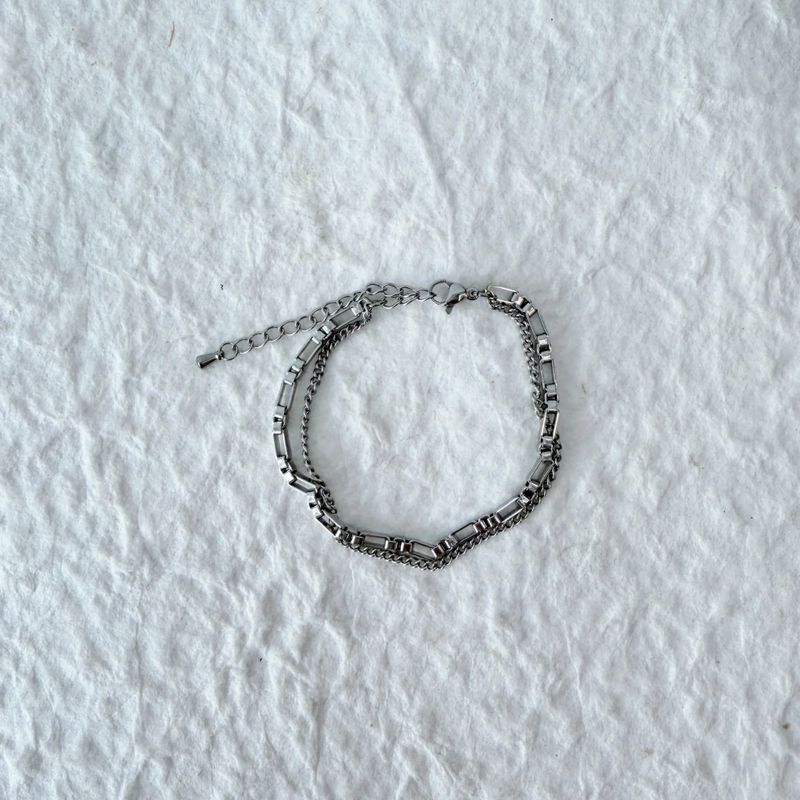 Double Layer Link Bracelet