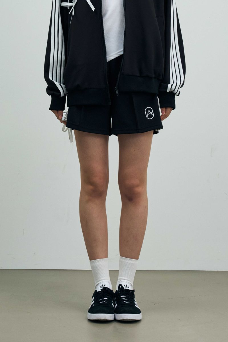 ARIKIM（アリキム）の「RIBBON JERSEY TRACK SHORTS PANTS / BLACK（Pants）」