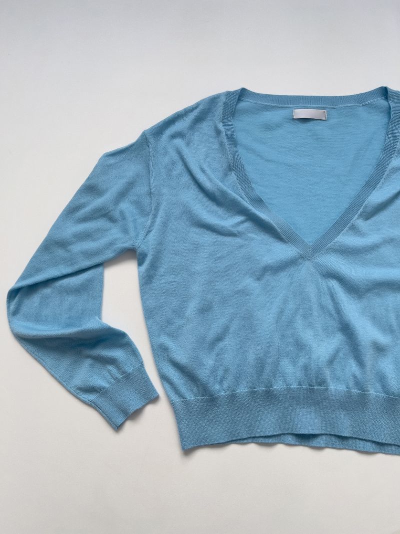 Georgia Deep V-Neck Knit