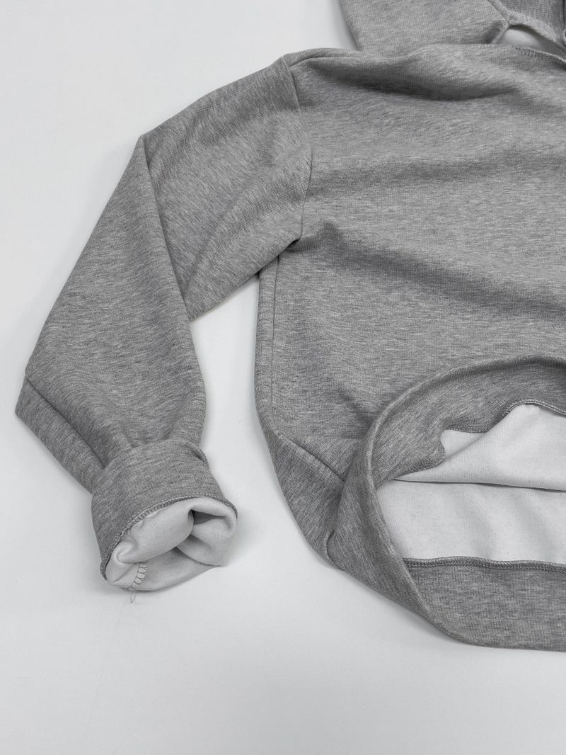 Picnic Off-Shoulder Layered Sweatshirt
