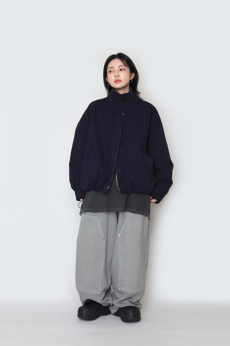 Porter color high neck jacket