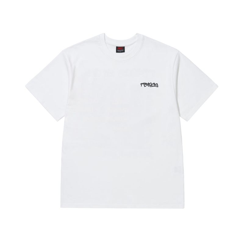 TEMPUSSTUDIO（テンプススタジオ）の「BIRD MAN GRAPHIC T-SHIRT [WHITE]（Tops）」