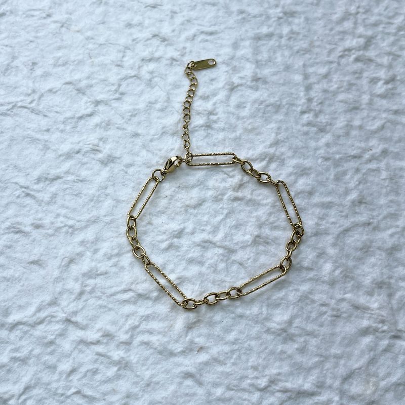 Antique Gold Geometric Bracelet