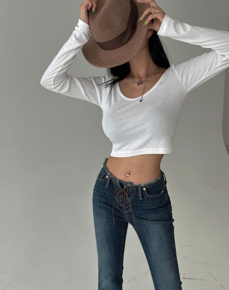 Delight-J(ディライトジェイ)の「Basic Double-Sided Cropped T-shirt(Tops)」
