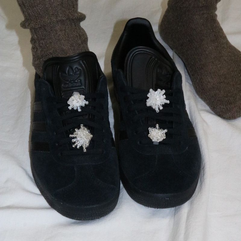 【MADE】snowflake shoe charm (M, 1pcs)