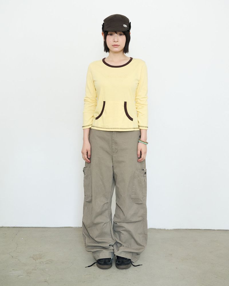Patch Pocket Capri Sleeve