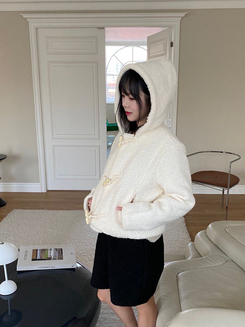 Emery short duffle coat