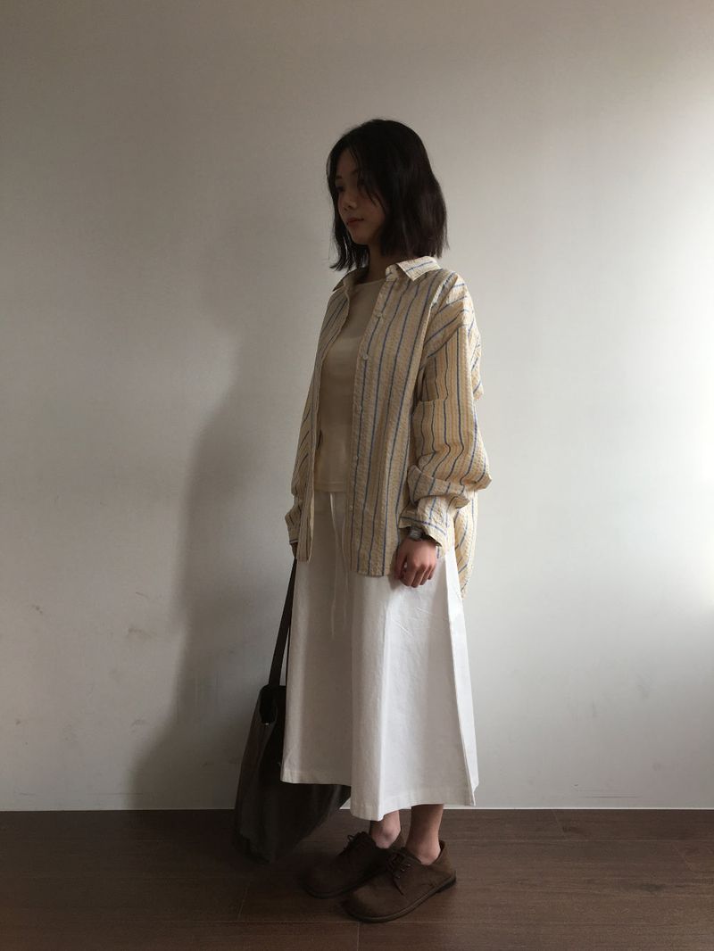 Para string long skirt (2color)