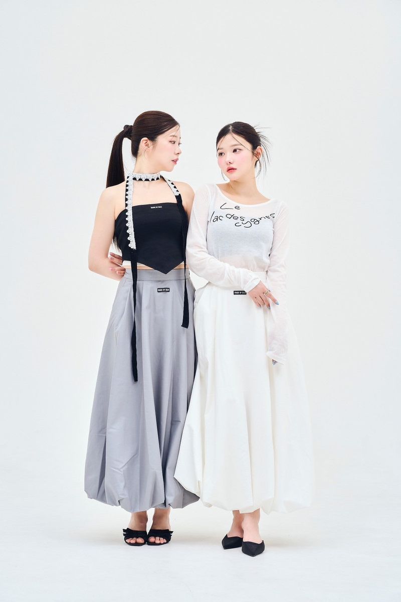made of silk（メイドオブシルク）の「balloon skirt long（Skirts）」