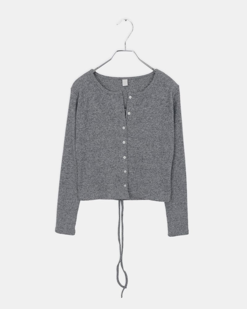 Deho Fleece Slim Top Cardigan