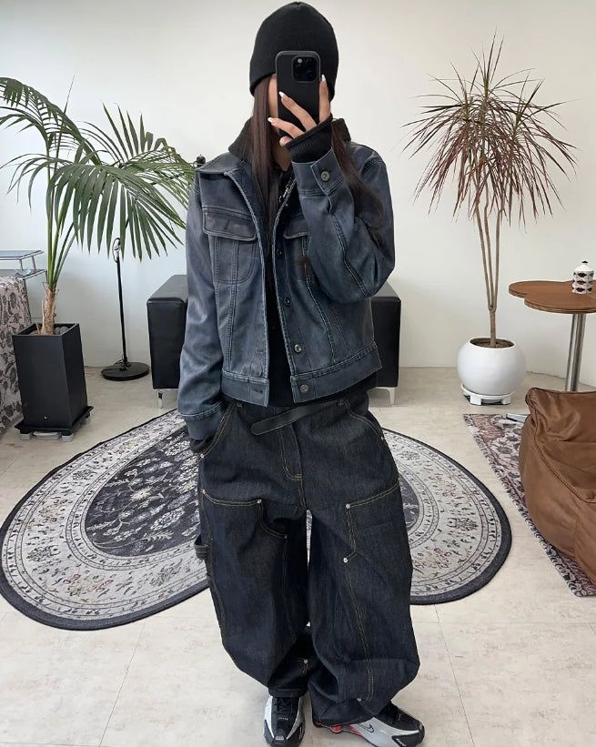 Garment Leather Tracker Jacket