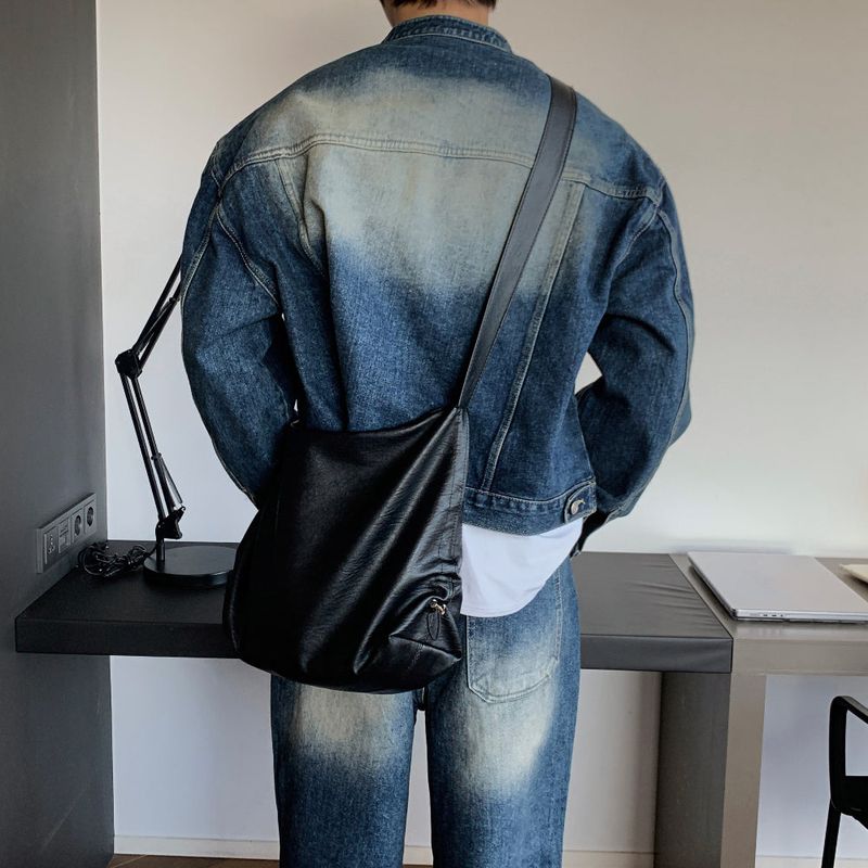 LMN Unbay Brush Crop Over Denim Jacket (3 colors)