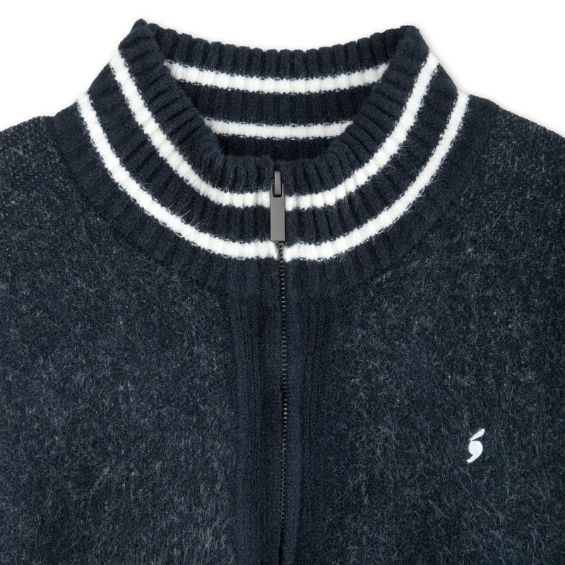 LETOILE LOVE STADIUM KNIT ZIP UP