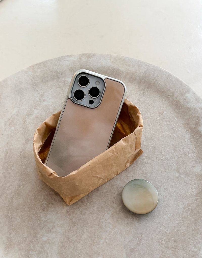 [MADE] Oat シルバーエポキシ iPhoneケース