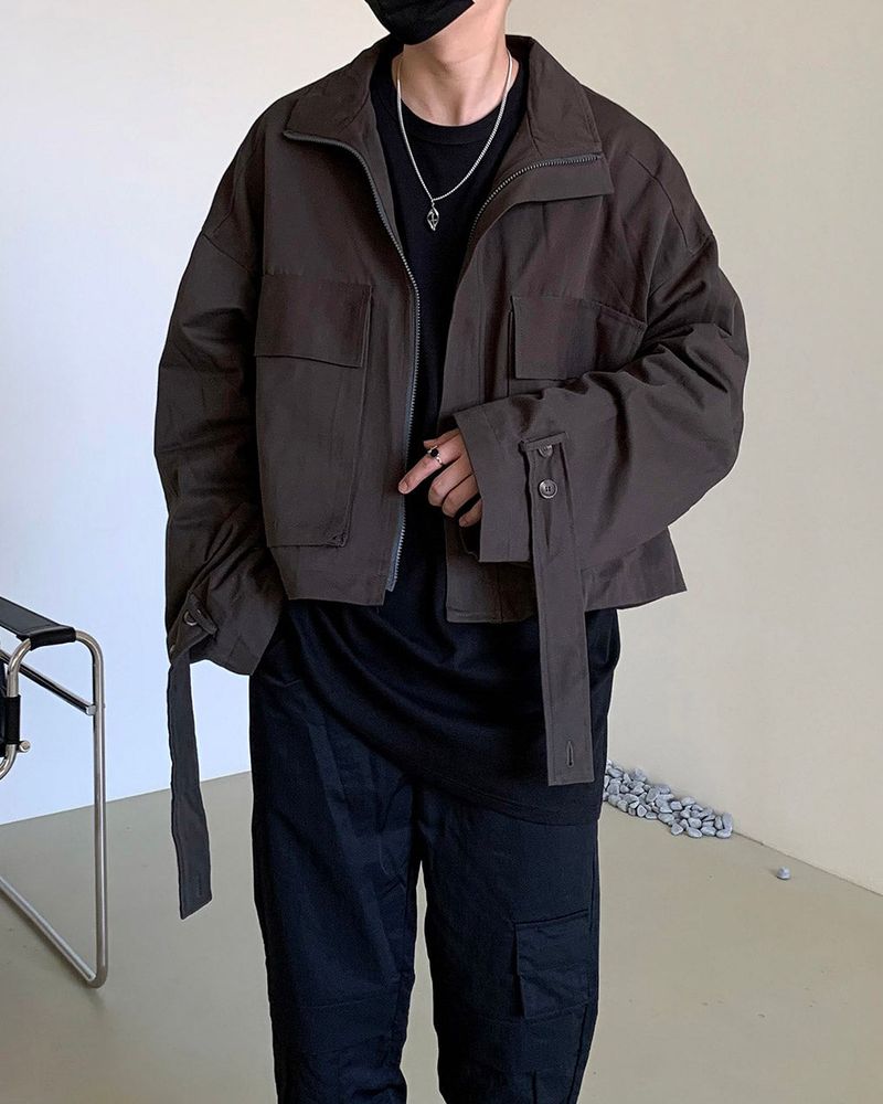 COZINESS（コジネス）の「SI Crop High-neck Jumper (2 colors)（Jackets/Outerwear）」