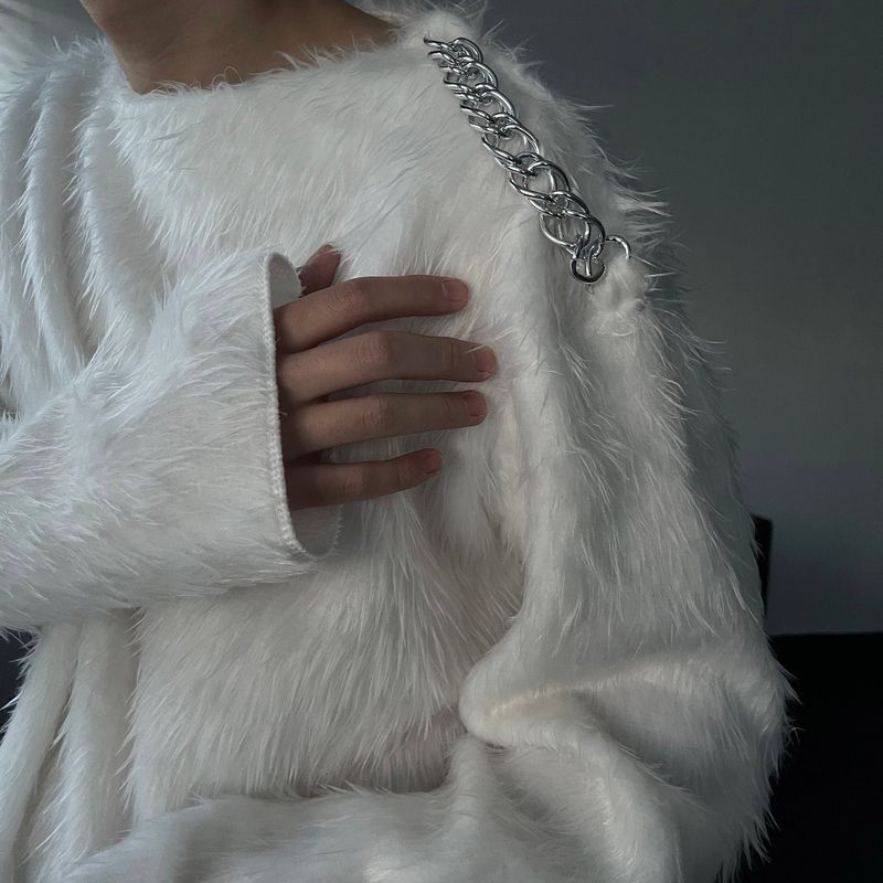 COZINESS（コジネス）の「90's Bell Chain Warmer Hair T (2 colors)（Tops）」