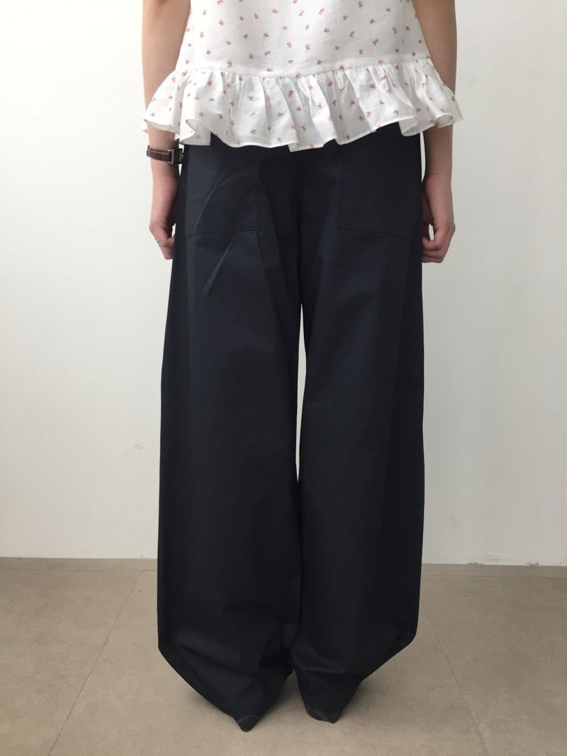 Paper curved pants (2color)