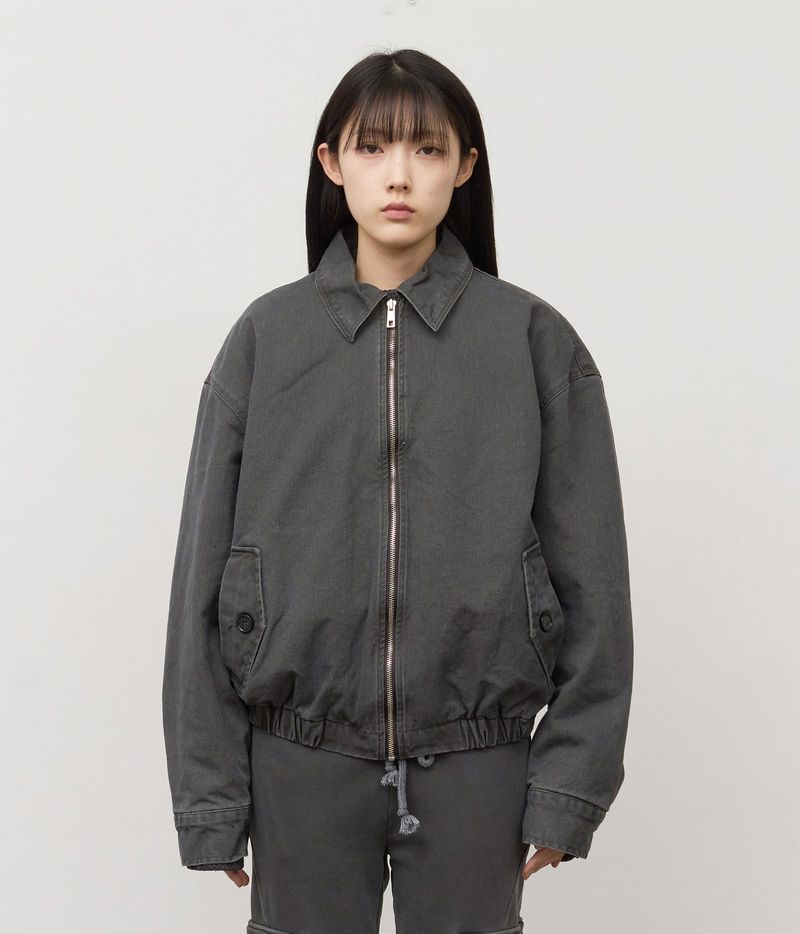 HIFIFNK（ハイファイファンク）の「Seto Cropped Washed Blouson（Jackets/Outerwear）」