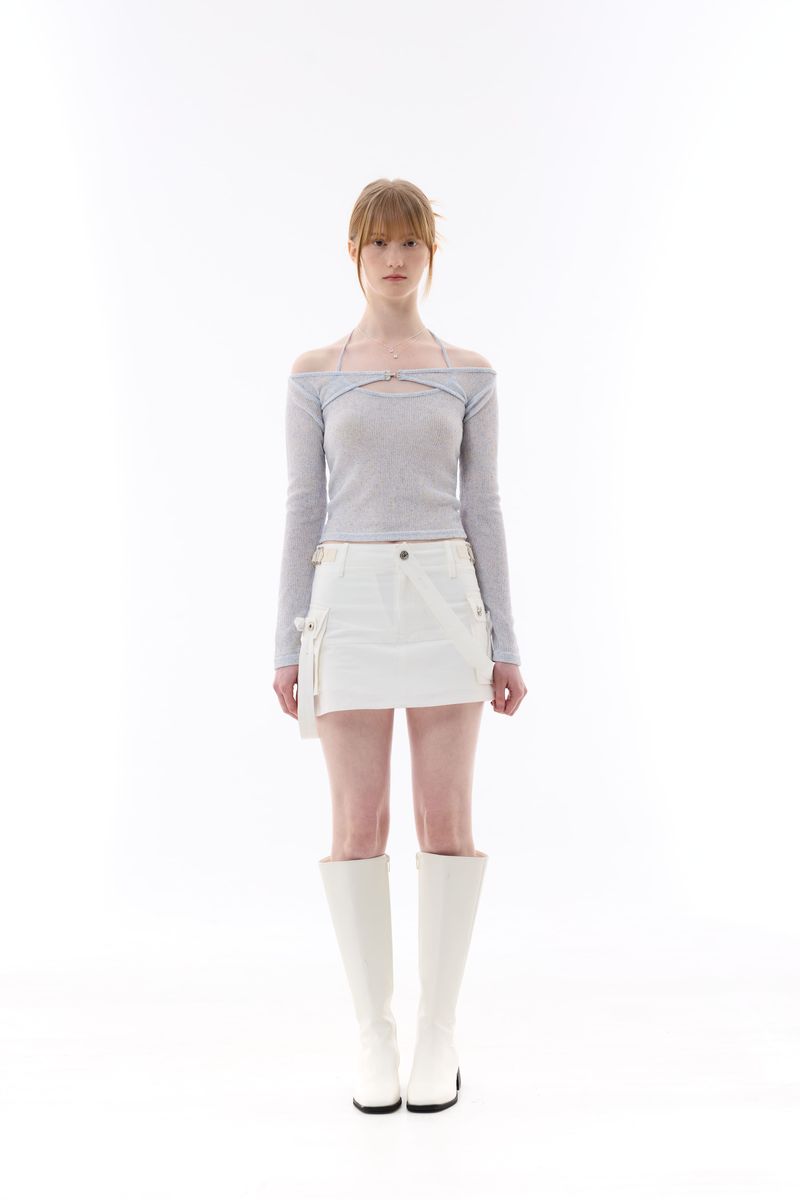 MANON OFF-SHOULDER SET / SKY BLUE