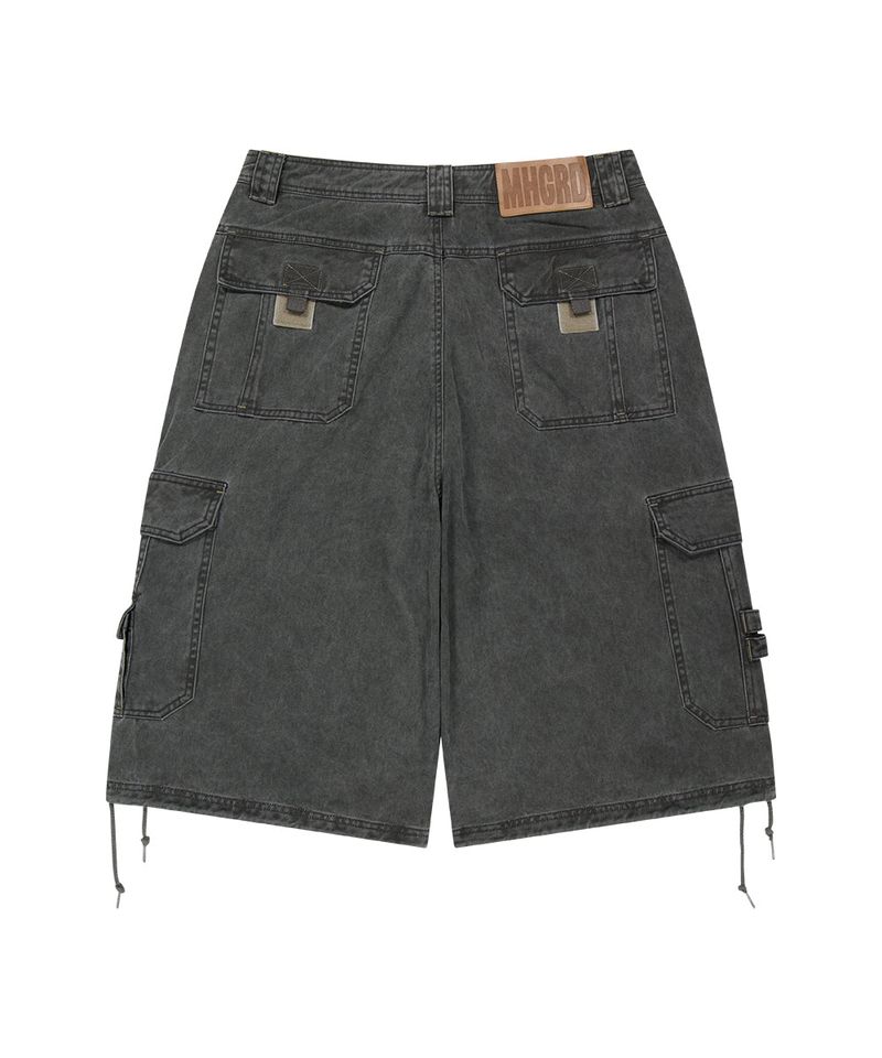 BERMUDA UTILITY CARGO SHORTS_CHARCOAL