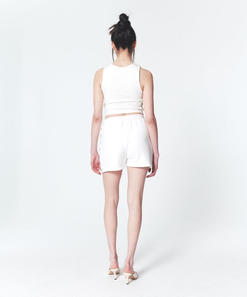 Hook N Eye Tank Top White