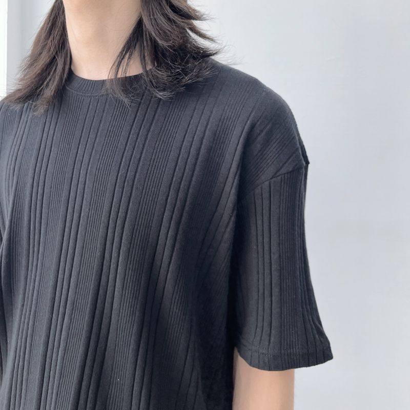 Wide Rib Crew Tee