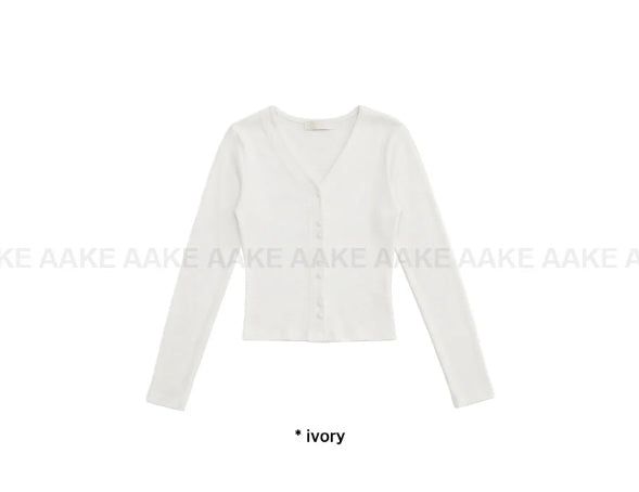 TWIST BUTTON CARDIGAN